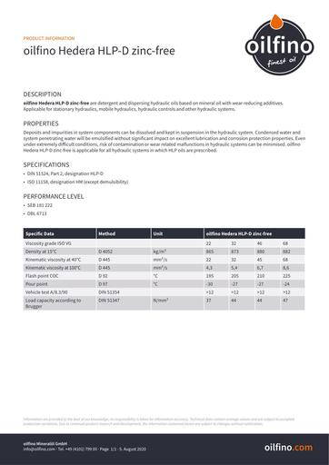 TDB EN Oilfino Hedera HLP D zinkfrei 32