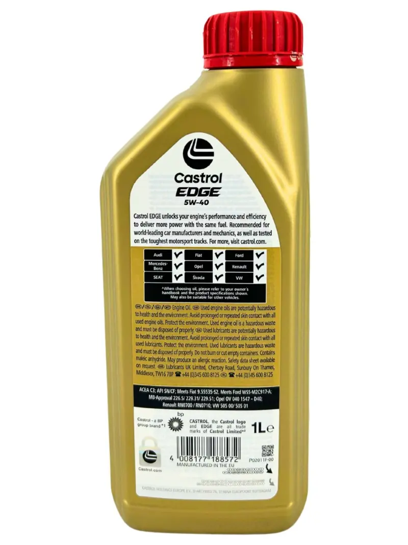 Castrol Edge 5W-40 - 1L – Image 4