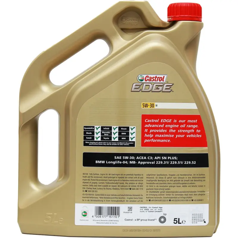 Castrol Edge 5W-30 M - 5 L – Image 4